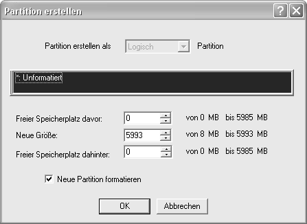 partition create1