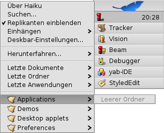 sort menu clear