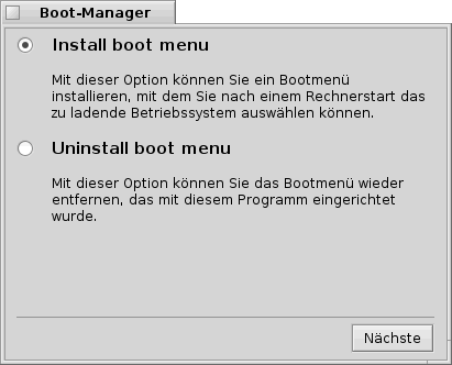 haiku07 bootman install uninstall